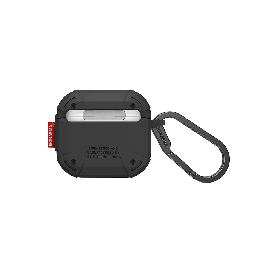 Skinarma Mecha Airpods 4 Kılıf Airbagli Yivli Köşe Tasarımlı 360 Derece Tam Koruma CE Airpods Kılıf Skinarma Mecha Airpods 4 Kılıf Airbagli Yivli Köşe Tasarımlı 360 Derece Tam Koruma CE Airpods Kılıf